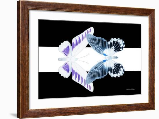 Miss Butterfly Duo Brookagenor - X-Ray B&W Edition II-Philippe Hugonnard-Framed Premium Photographic Print