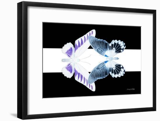 Miss Butterfly Duo Brookagenor - X-Ray B&W Edition II-Philippe Hugonnard-Framed Photographic Print