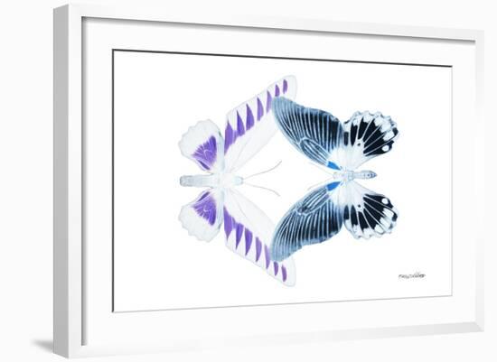 Miss Butterfly Duo Brookagenor - X-Ray White Edition-Philippe Hugonnard-Framed Photographic Print