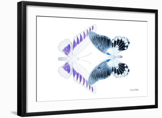 Miss Butterfly Duo Brookagenor - X-Ray White Edition-Philippe Hugonnard-Framed Photographic Print