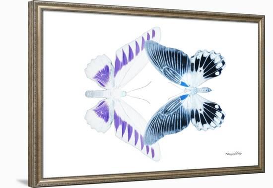 Miss Butterfly Duo Brookagenor - X-Ray White Edition-Philippe Hugonnard-Framed Photographic Print