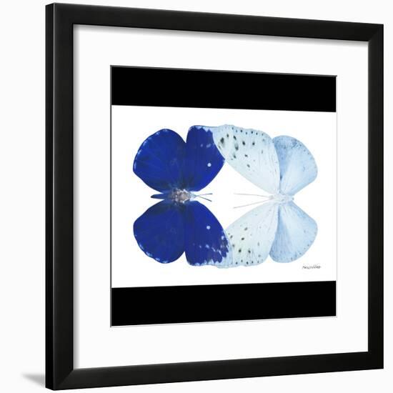 Miss Butterfly Duo Catoploea Sq - X-Ray B&W Edition-Philippe Hugonnard-Framed Photographic Print