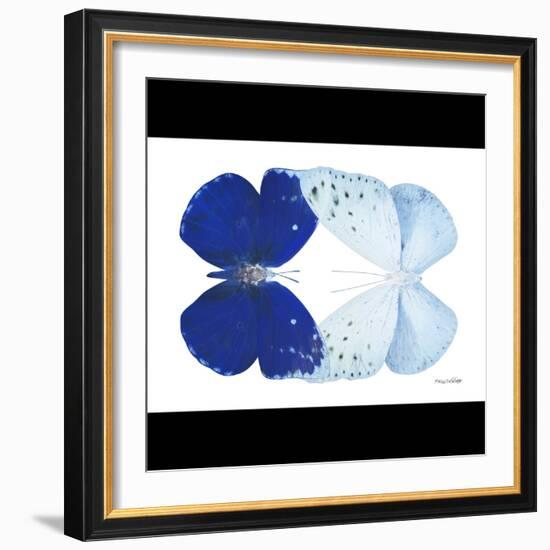 Miss Butterfly Duo Catoploea Sq - X-Ray B&W Edition-Philippe Hugonnard-Framed Photographic Print