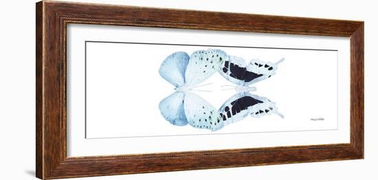 Miss Butterfly Duo Euploanthus Pan - X-Ray White Edition-Philippe Hugonnard-Framed Photographic Print