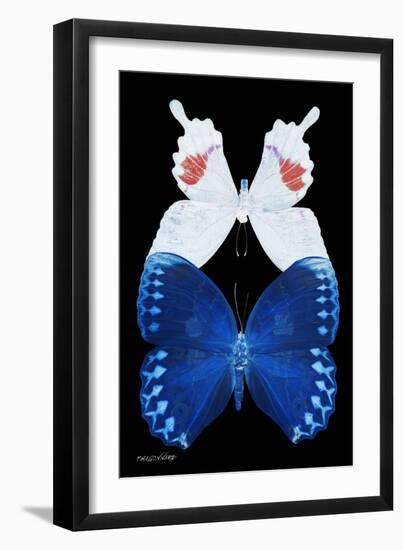 Miss Butterfly Duo Formohermos II - X-Ray Black Edition-Philippe Hugonnard-Framed Photographic Print