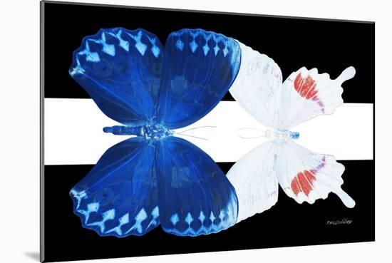 Miss Butterfly Duo Formohermos - X-Ray B&W Edition II-Philippe Hugonnard-Mounted Photographic Print