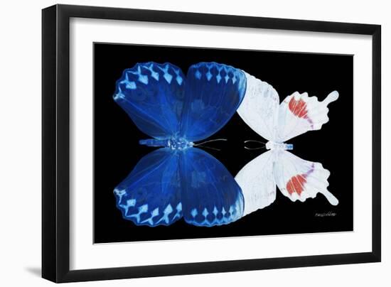 Miss Butterfly Duo Formohermos - X-Ray Black Edition-Philippe Hugonnard-Framed Photographic Print