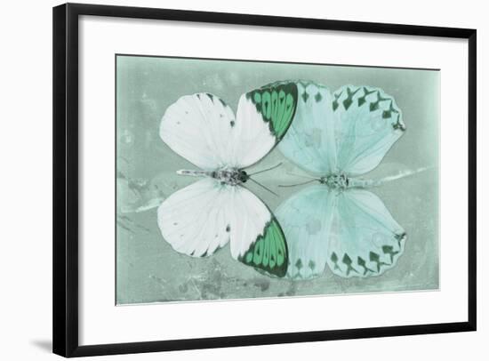Miss Butterfly Duo Formoia - Coral Green-Philippe Hugonnard-Framed Photographic Print