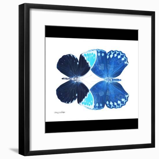 Miss Butterfly Duo Formoia Sq - X-Ray B&W Edition-Philippe Hugonnard-Framed Photographic Print