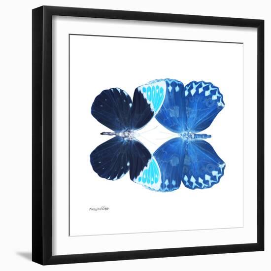 Miss Butterfly Duo Formoia Sq - X-Ray White Edition-Philippe Hugonnard-Framed Photographic Print