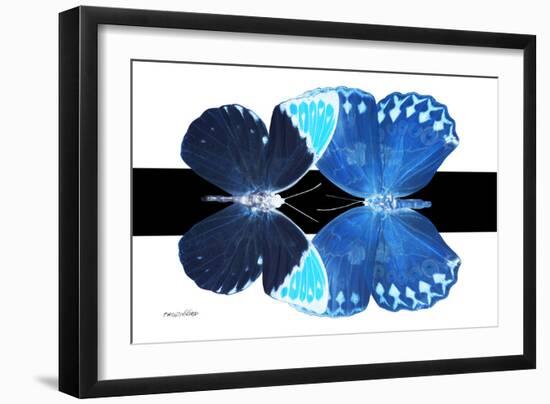 Miss Butterfly Duo Formoia - X-Ray B&W Edition-Philippe Hugonnard-Framed Photographic Print