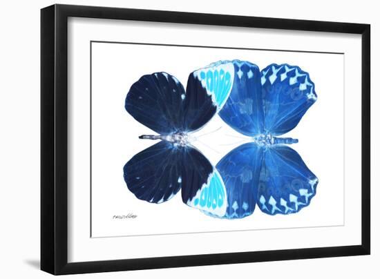 Miss Butterfly Duo Formoia - X-Ray White Edition-Philippe Hugonnard-Framed Photographic Print