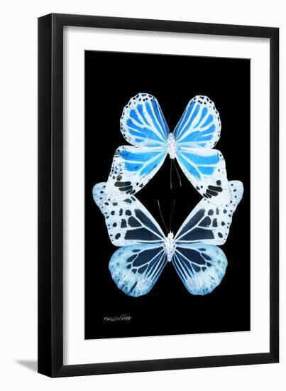 Miss Butterfly Duo Genuswing II - X-Ray Black Edition-Philippe Hugonnard-Framed Photographic Print