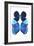 Miss Butterfly Duo Heboformo II - X-Ray White Edition-Philippe Hugonnard-Framed Photographic Print