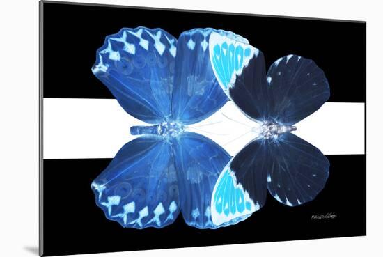 Miss Butterfly Duo Heboformo - X-Ray B&W Edition II-Philippe Hugonnard-Mounted Photographic Print