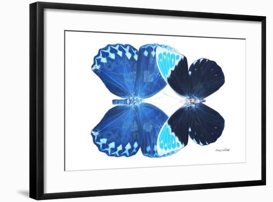 Miss Butterfly Duo Heboformo - X-Ray White Edition-Philippe Hugonnard-Framed Photographic Print