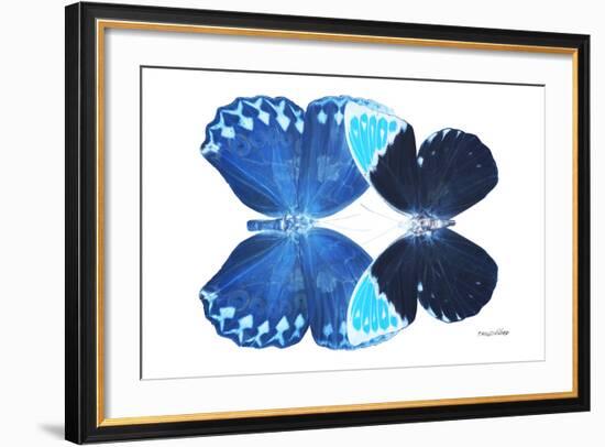 Miss Butterfly Duo Heboformo - X-Ray White Edition-Philippe Hugonnard-Framed Photographic Print