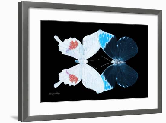 Miss Butterfly Duo Hermosana - X-Ray Black Edition-Philippe Hugonnard-Framed Premium Photographic Print