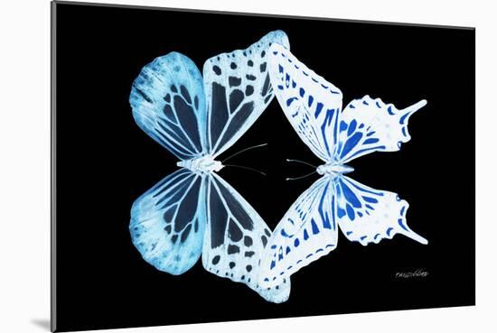 Miss Butterfly Duo Melaxhus - X-Ray Black Edition-Philippe Hugonnard-Mounted Photographic Print
