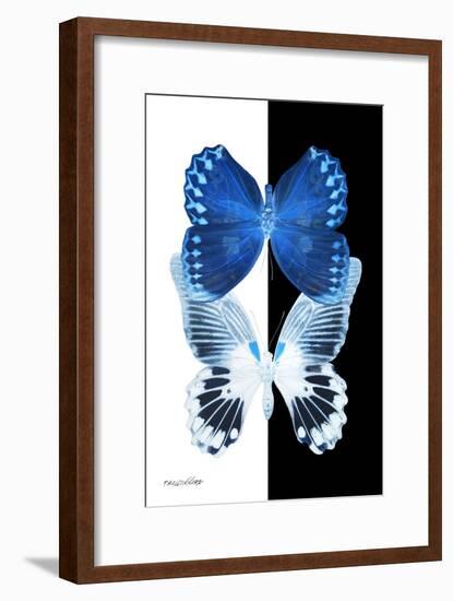 Miss Butterfly Duo Memhowqua II - X-Ray B&W Edition-Philippe Hugonnard-Framed Photographic Print