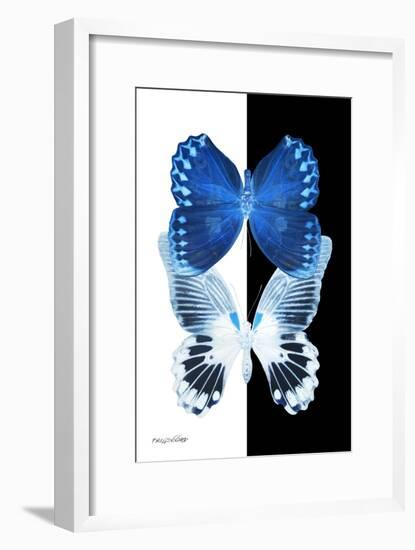 Miss Butterfly Duo Memhowqua II - X-Ray B&W Edition-Philippe Hugonnard-Framed Photographic Print