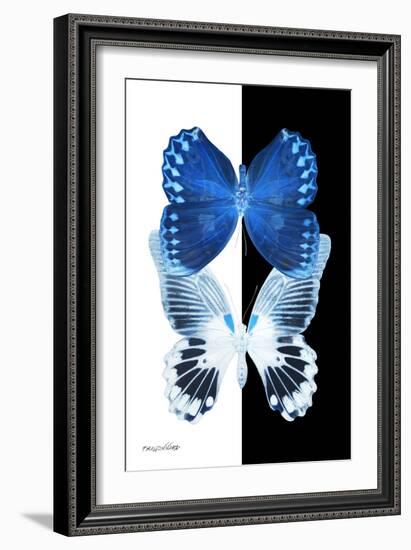 Miss Butterfly Duo Memhowqua II - X-Ray B&W Edition-Philippe Hugonnard-Framed Photographic Print