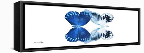 Miss Butterfly Duo Memhowqua Pan - X-Ray White Edition II-Philippe Hugonnard-Framed Stretched Canvas