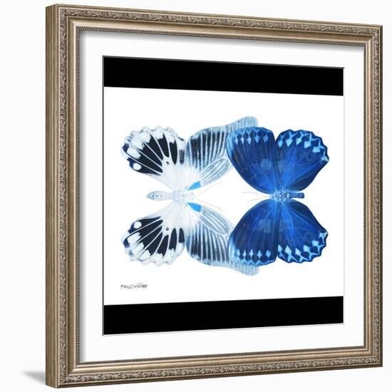 Miss Butterfly Duo Memhowqua Sq - X-Ray B&W Edition-Philippe Hugonnard-Framed Photographic Print