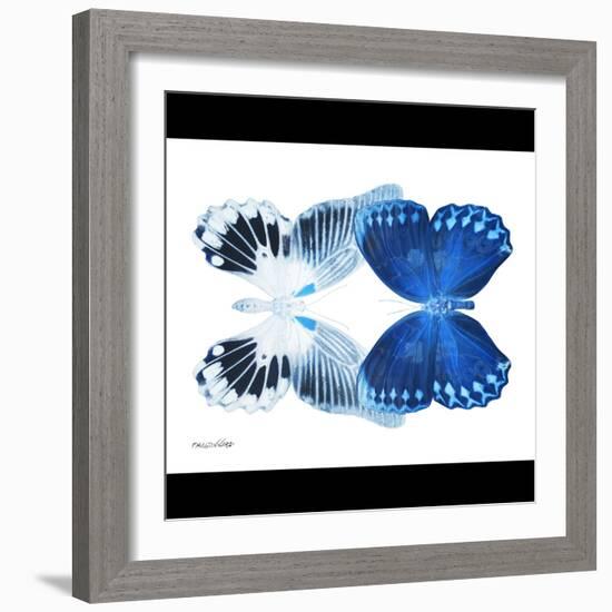 Miss Butterfly Duo Memhowqua Sq - X-Ray B&W Edition-Philippe Hugonnard-Framed Photographic Print