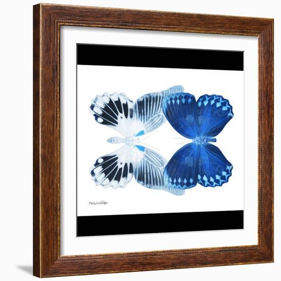 Miss Butterfly Duo Memhowqua Sq - X-Ray B&W Edition-Philippe Hugonnard-Framed Photographic Print