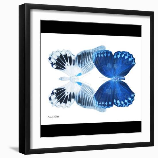 Miss Butterfly Duo Memhowqua Sq - X-Ray B&W Edition-Philippe Hugonnard-Framed Photographic Print