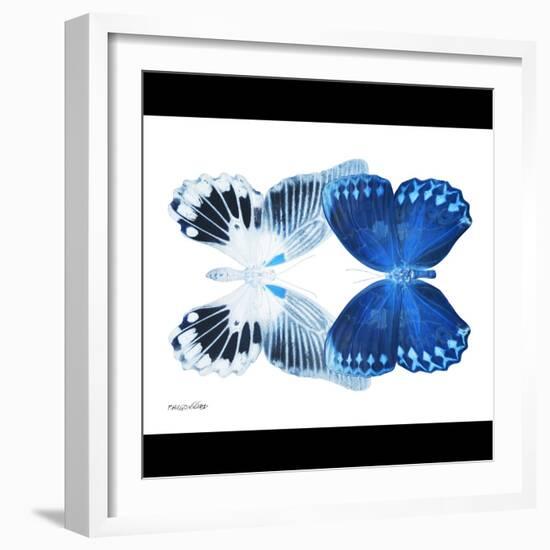 Miss Butterfly Duo Memhowqua Sq - X-Ray B&W Edition-Philippe Hugonnard-Framed Photographic Print