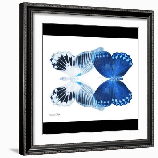 Miss Butterfly Duo Memhowqua Sq - X-Ray B&W Edition-Philippe Hugonnard-Framed Photographic Print