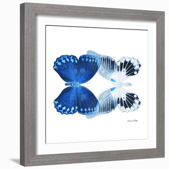 Miss Butterfly Duo Memhowqua Sq - X-Ray White Edition-Philippe Hugonnard-Framed Photographic Print