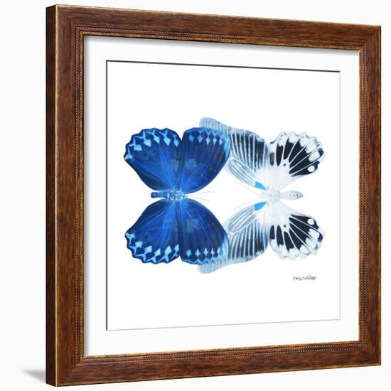 Miss Butterfly Duo Memhowqua Sq - X-Ray White Edition-Philippe Hugonnard-Framed Photographic Print