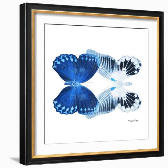 Miss Butterfly Duo Memhowqua Sq - X-Ray White Edition-Philippe Hugonnard-Framed Photographic Print