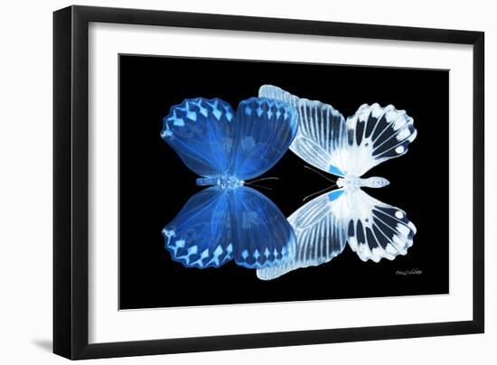 Miss Butterfly Duo Memhowqua - X-Ray Black Edition-Philippe Hugonnard-Framed Photographic Print