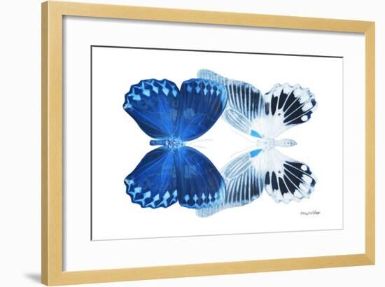 Miss Butterfly Duo Memhowqua - X-Ray White Edition-Philippe Hugonnard-Framed Photographic Print