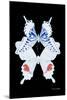 Miss Butterfly Duo Parisuthus II - X-Ray Black Edition-Philippe Hugonnard-Mounted Photographic Print