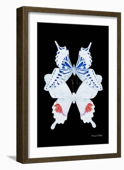 Miss Butterfly Duo Parisuthus II - X-Ray Black Edition-Philippe Hugonnard-Framed Photographic Print