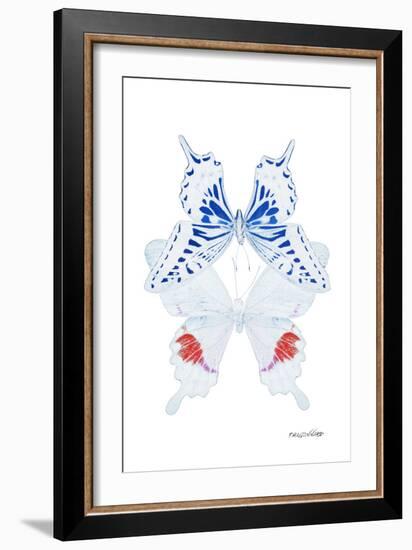 Miss Butterfly Duo Parisuthus II - X-Ray White Edition-Philippe Hugonnard-Framed Photographic Print