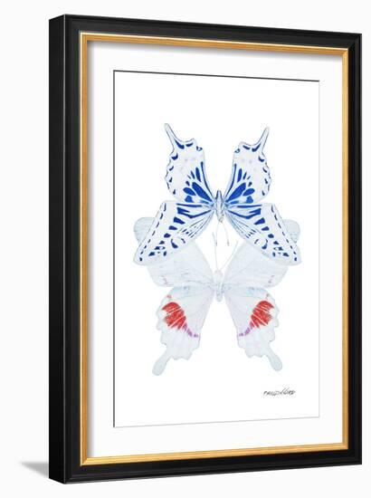 Miss Butterfly Duo Parisuthus II - X-Ray White Edition-Philippe Hugonnard-Framed Photographic Print