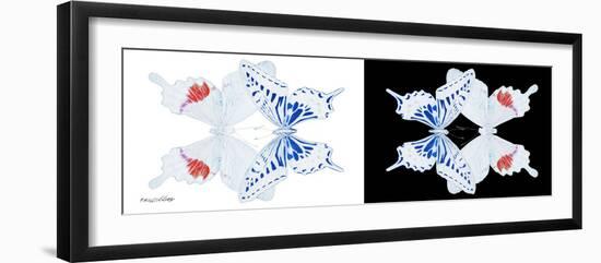 Miss Butterfly Duo Parisuthus Pan - X-Ray B&W Edition-Philippe Hugonnard-Framed Photographic Print