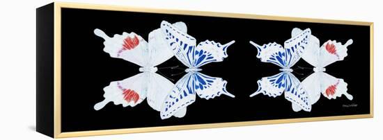 Miss Butterfly Duo Parisuthus Pan - X-Ray Black Edition II-Philippe Hugonnard-Framed Premier Image Canvas