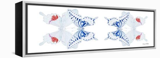 Miss Butterfly Duo Parisuthus Pan - X-Ray White Edition II-Philippe Hugonnard-Framed Premier Image Canvas
