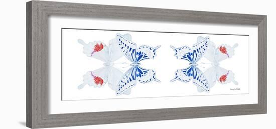 Miss Butterfly Duo Parisuthus Pan - X-Ray White Edition II-Philippe Hugonnard-Framed Photographic Print