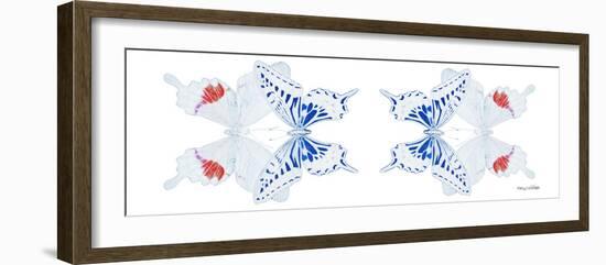 Miss Butterfly Duo Parisuthus Pan - X-Ray White Edition II-Philippe Hugonnard-Framed Photographic Print