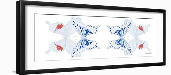 Miss Butterfly Duo Parisuthus Pan - X-Ray White Edition II-Philippe Hugonnard-Framed Photographic Print