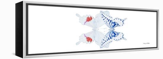 Miss Butterfly Duo Parisuthus Pan - X-Ray White Edition-Philippe Hugonnard-Framed Premier Image Canvas