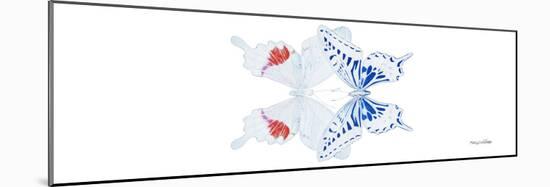 Miss Butterfly Duo Parisuthus Pan - X-Ray White Edition-Philippe Hugonnard-Mounted Premium Photographic Print